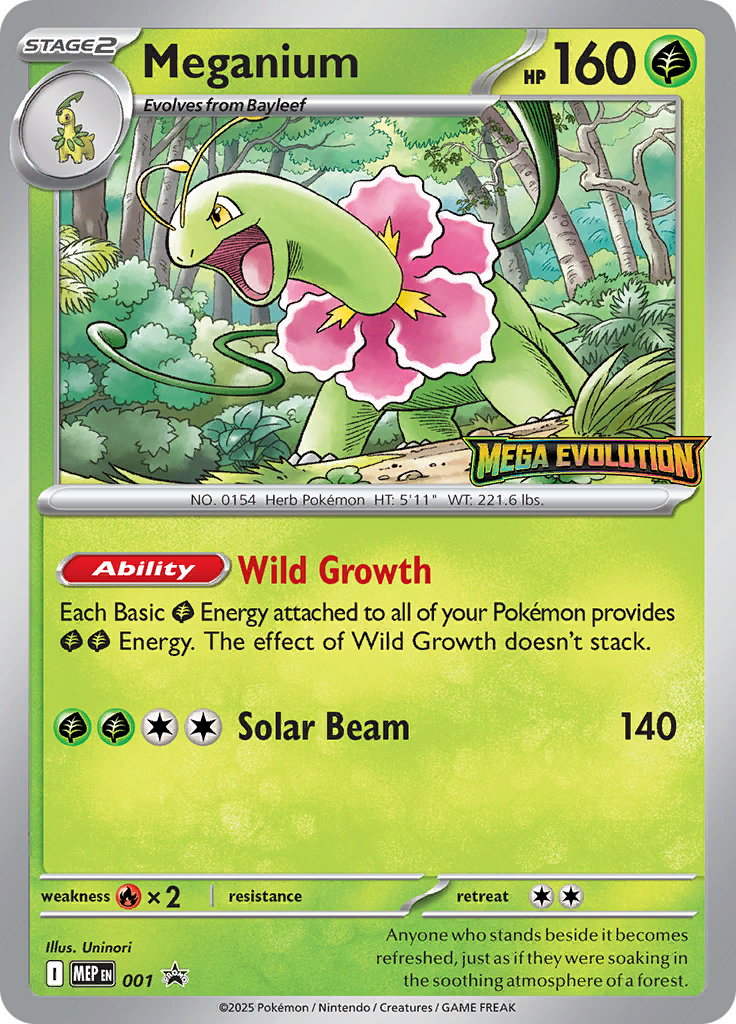 Meganium card