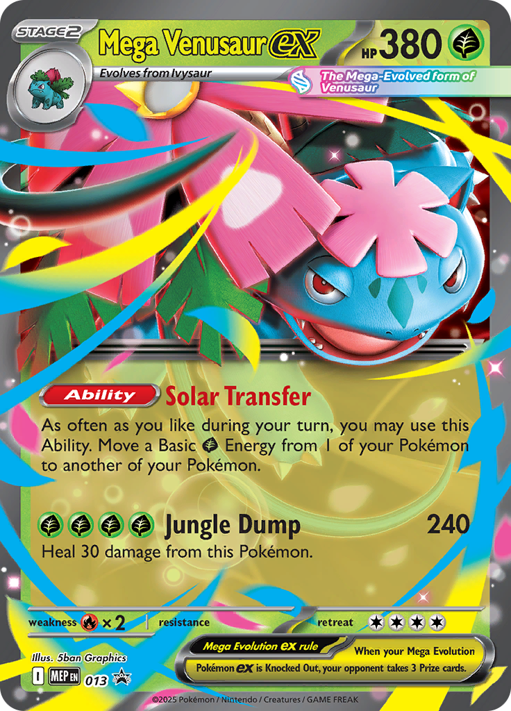 Mega Venusaur ex card