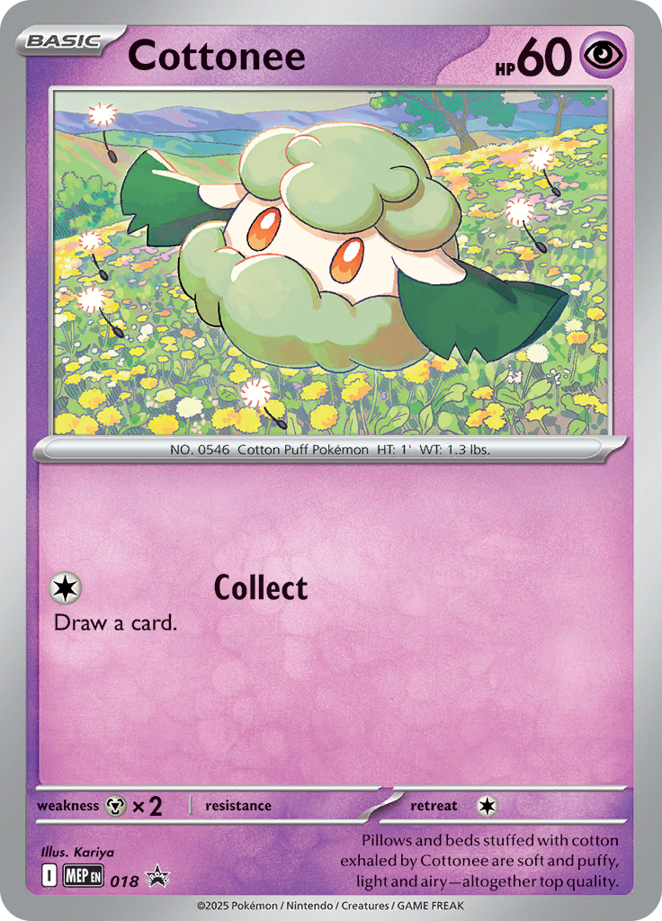 Cottonee card