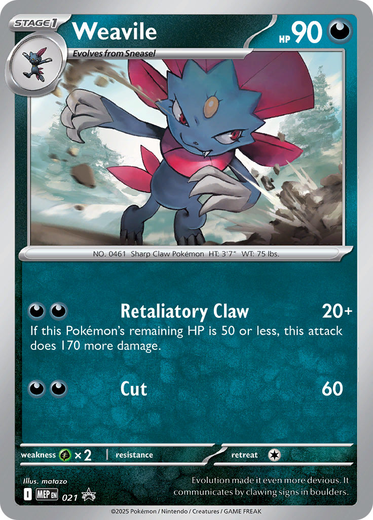 Weavile card