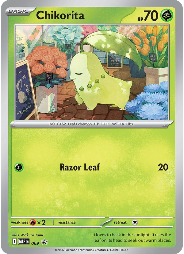 Chikorita card