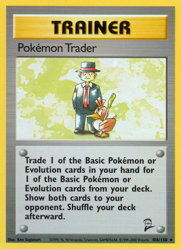 Pokémon Trader card