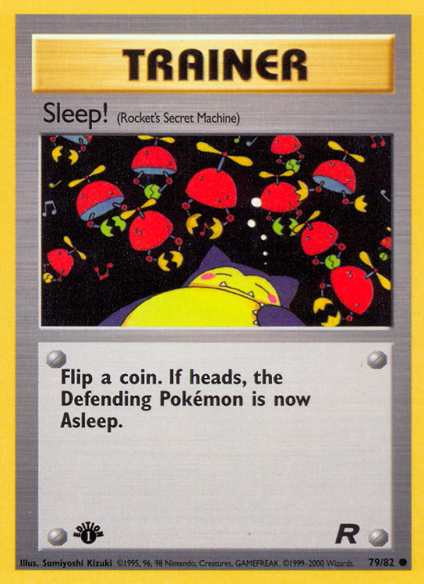 Sleep! card