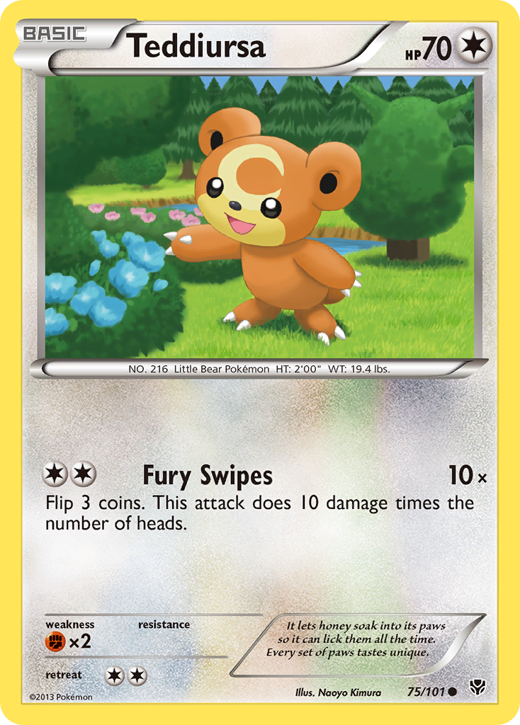 Teddiursa card