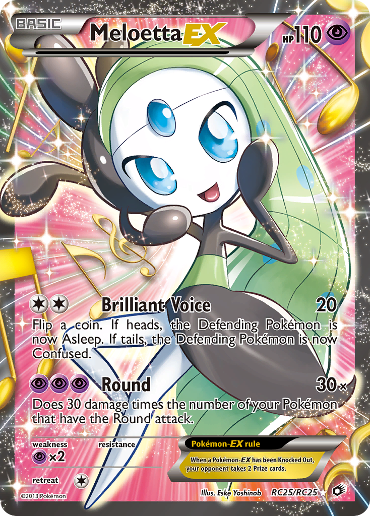 Meloetta-EX card