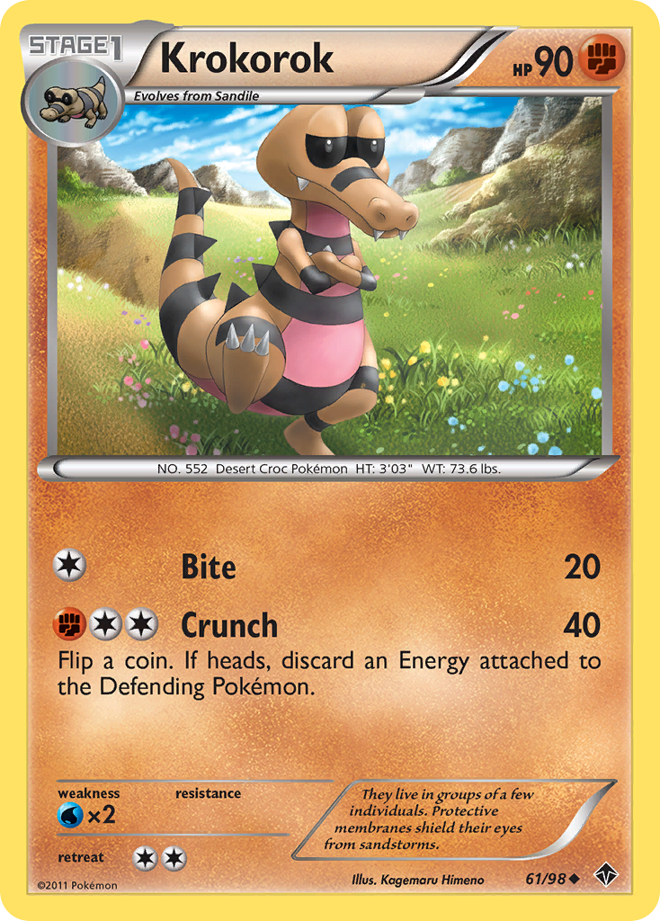 Krokorok card