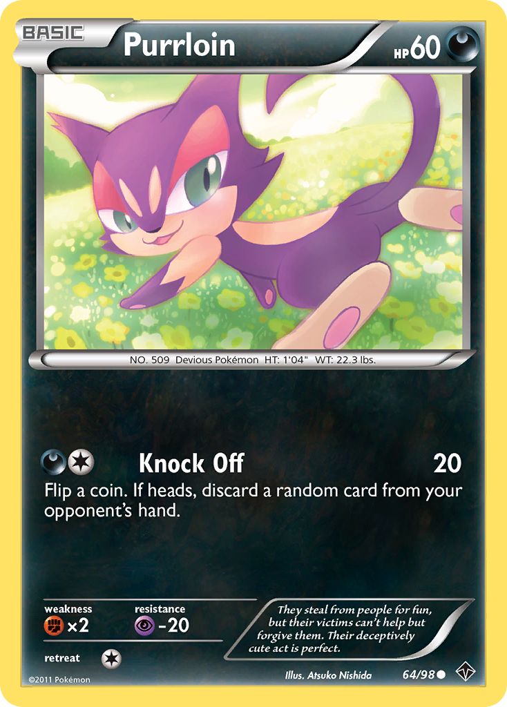 Purrloin card