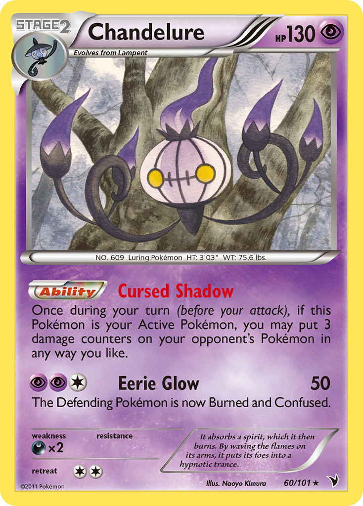 Chandelure card