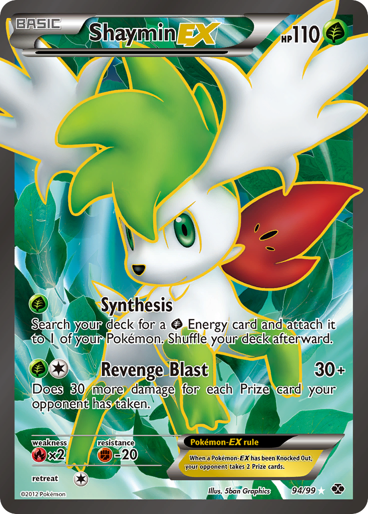 Shaymin-EX card