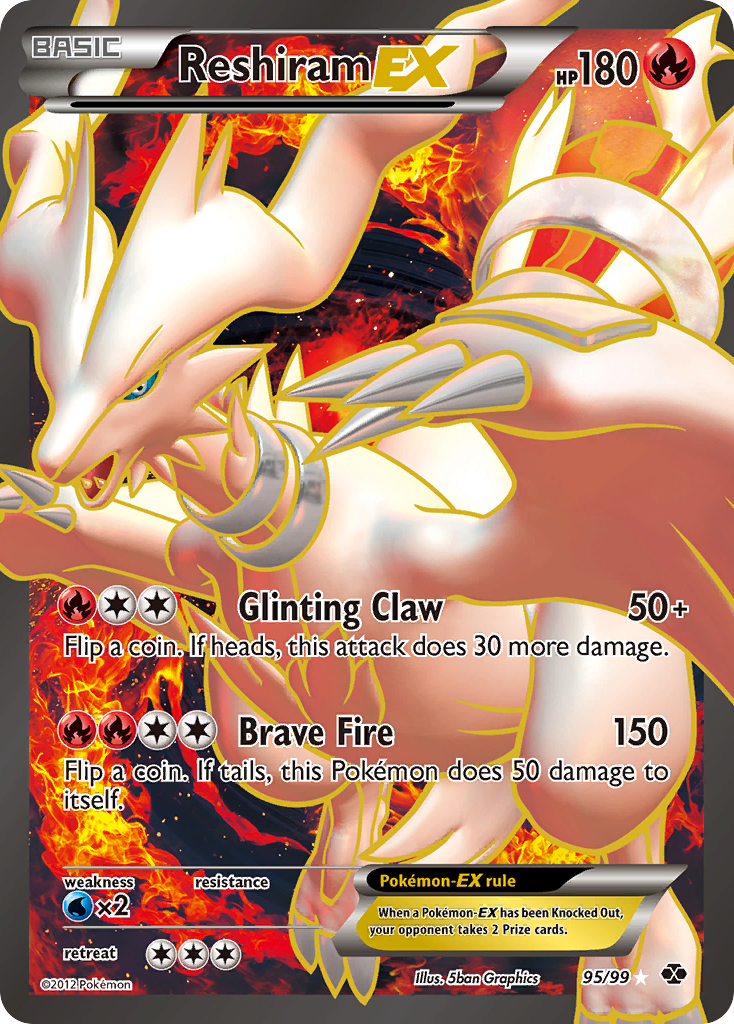 Reshiram-EX card