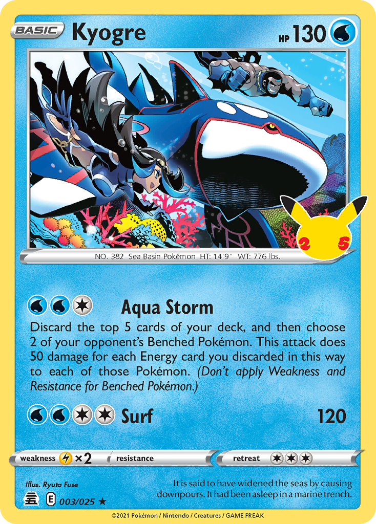Kyogre card