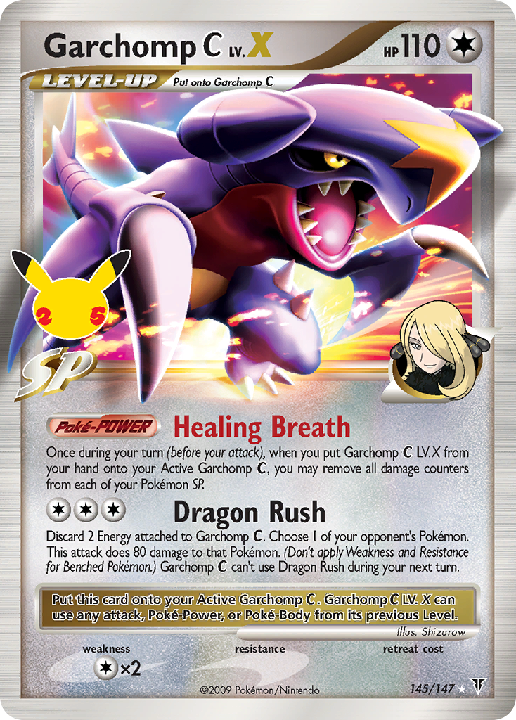 Garchomp C LV.X card