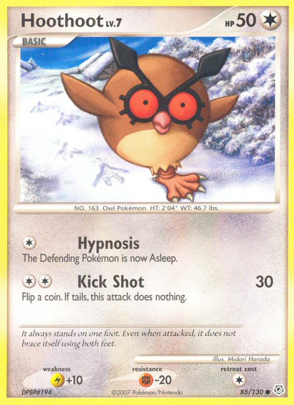 Hoothoot card