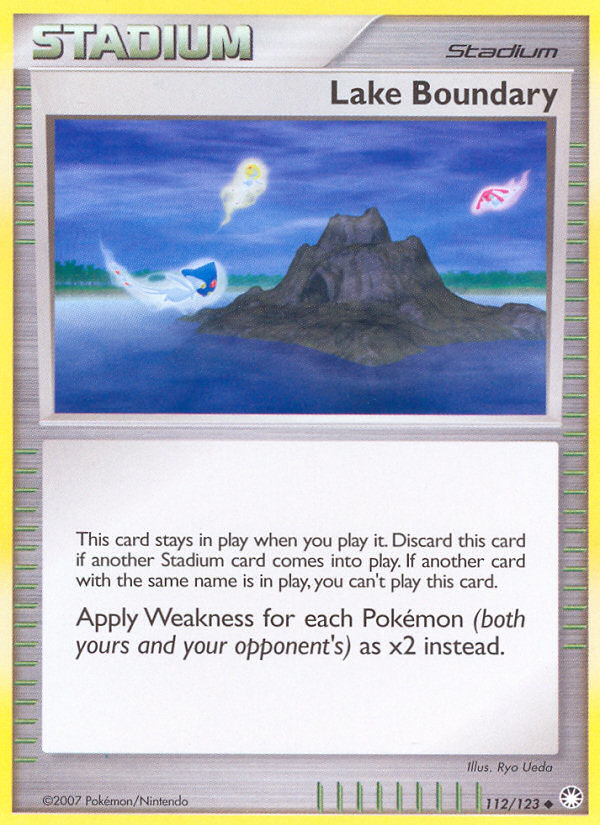 Lake Boundary card