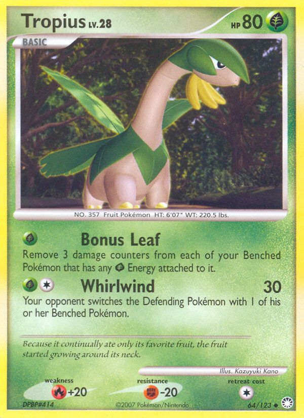 Tropius card