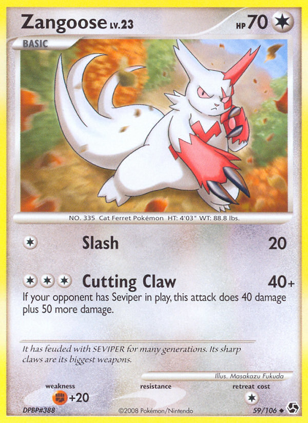 Zangoose card