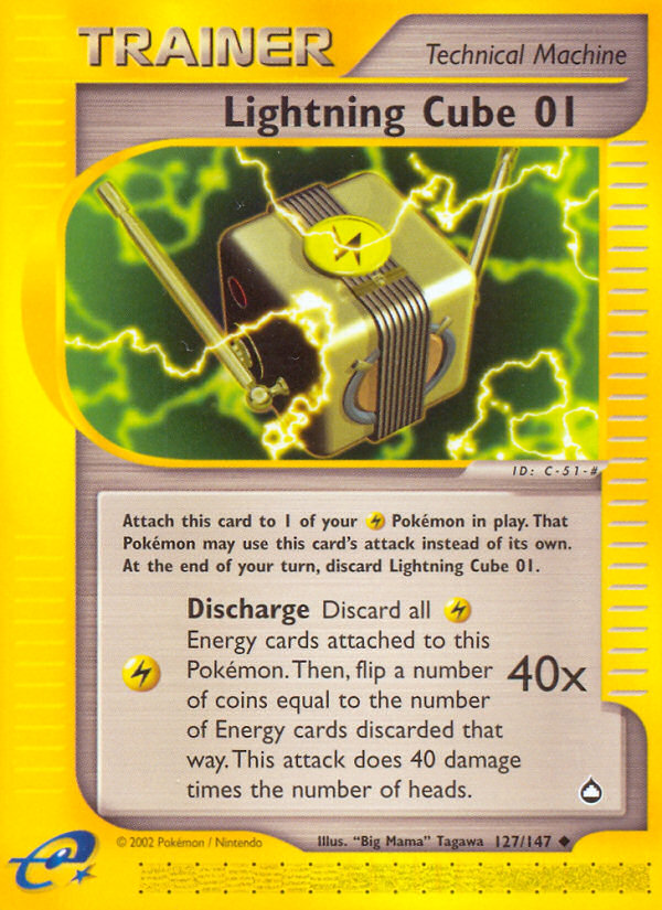 Lightning Cube 01 card