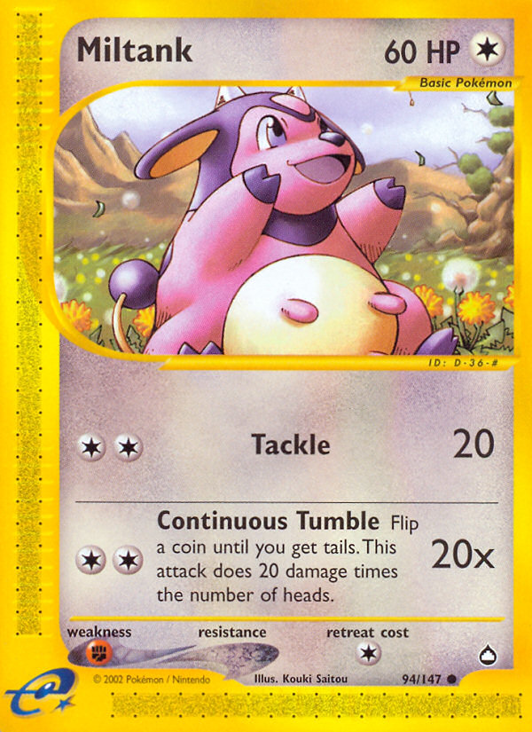 Miltank card