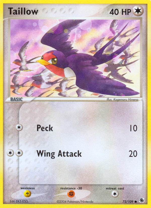 Taillow card