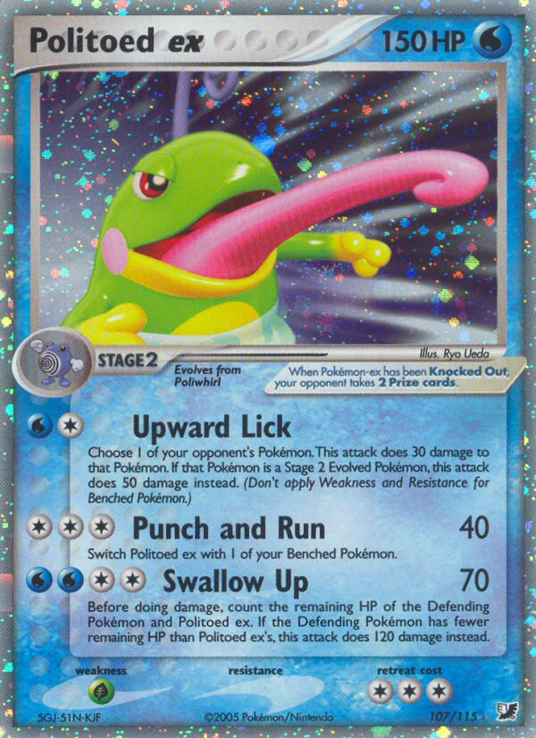 Politoed ex card