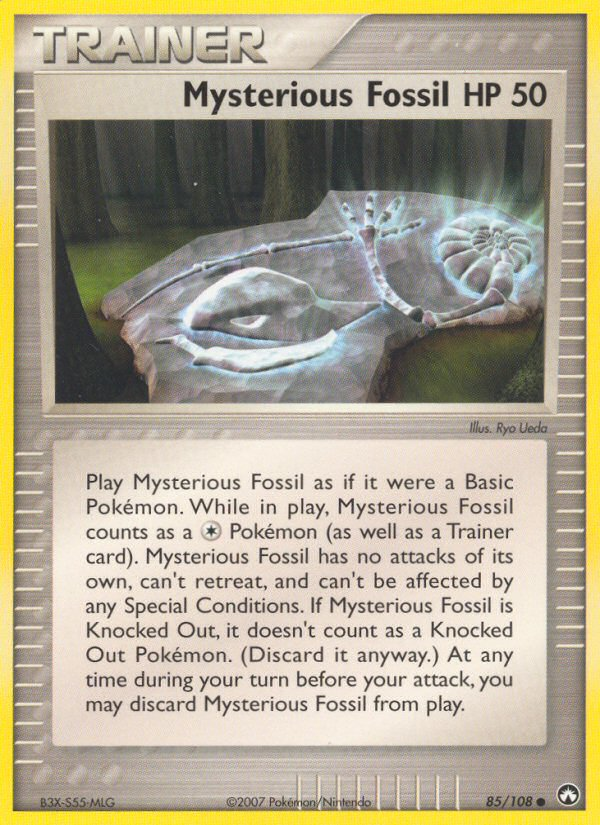 Mysterious Fossil card