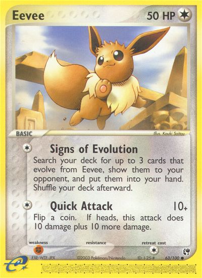 Eevee card