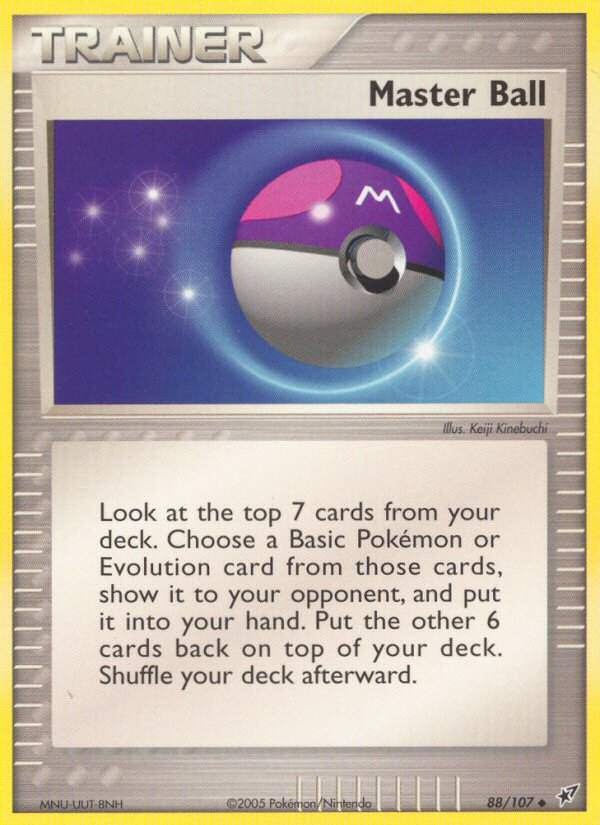 Master Ball card