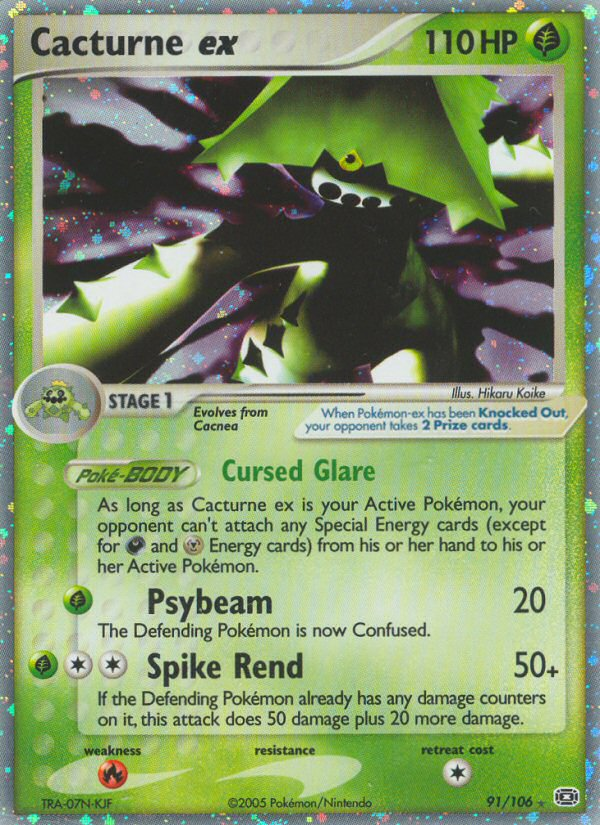 Cacturne ex card