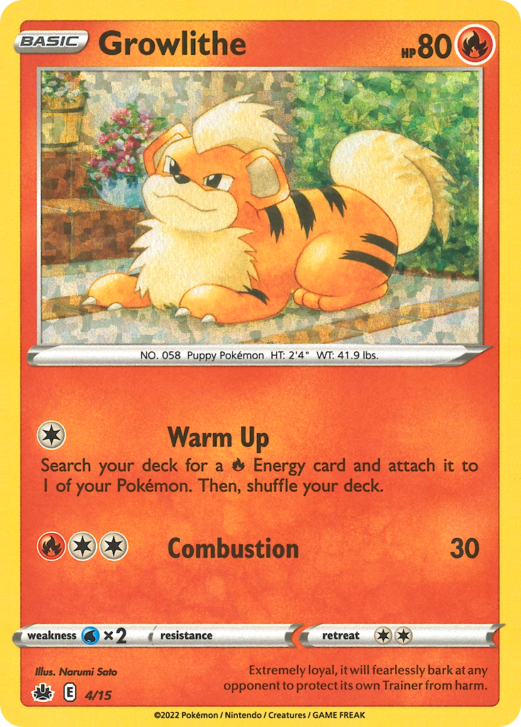 Growlithe card