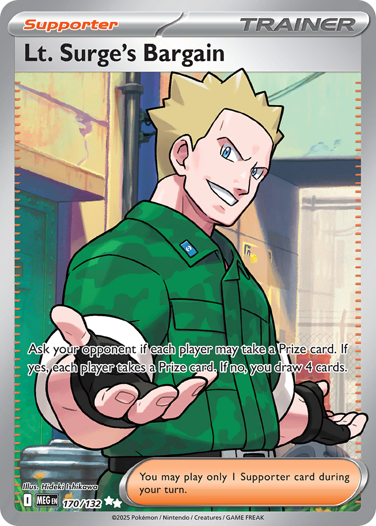 Lt. Surge's Bargain card