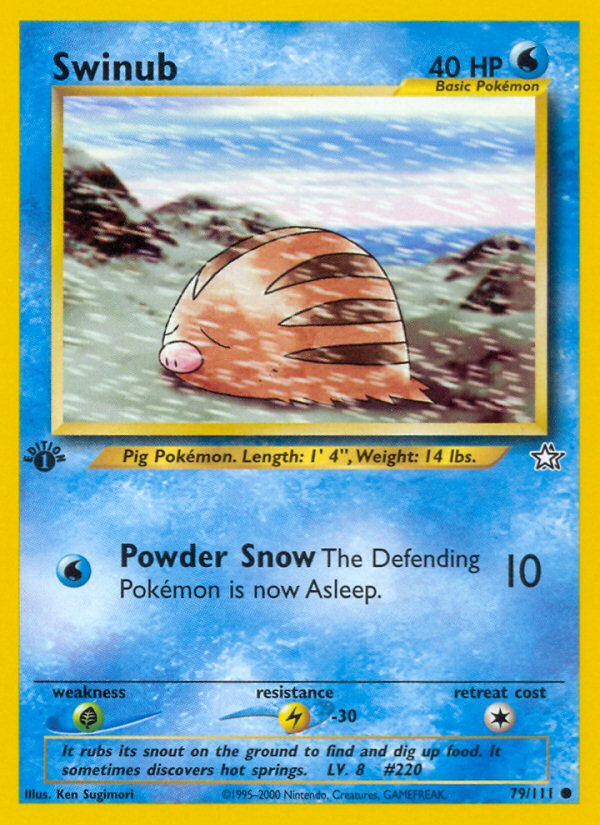 Swinub card