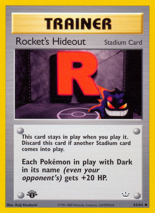 Rocket's Hideout card
