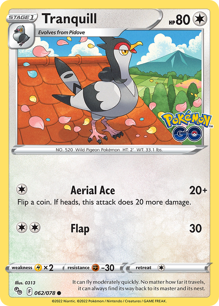 Tranquill card