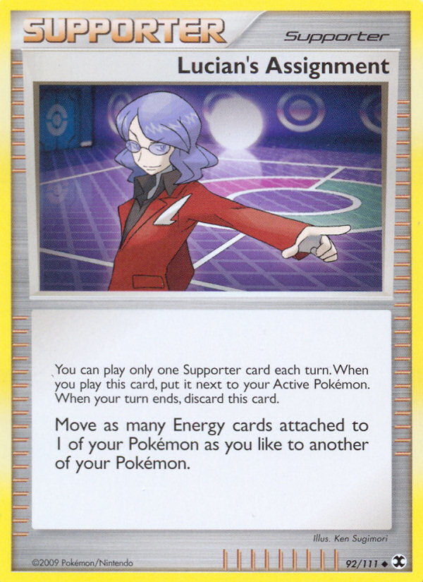 Lucian's Assignment card