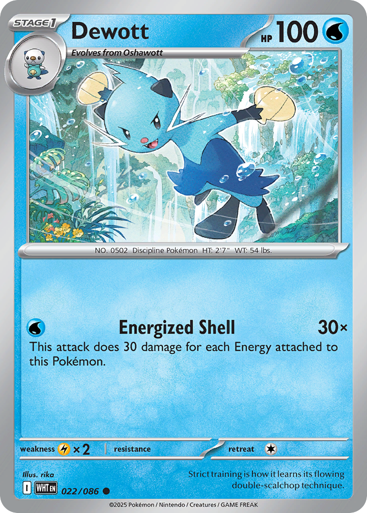 Dewott card