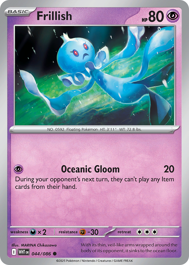 Frillish card
