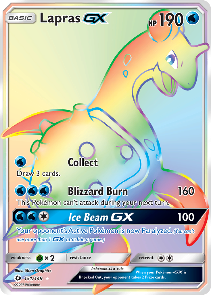 Lapras-GX card