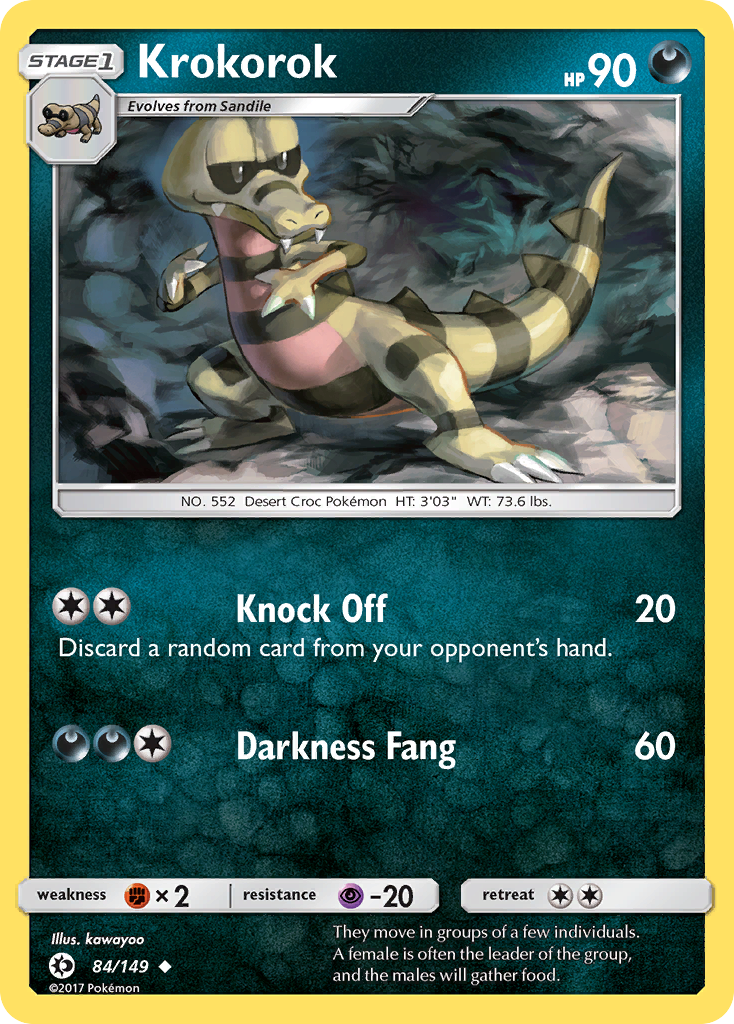 Krokorok card