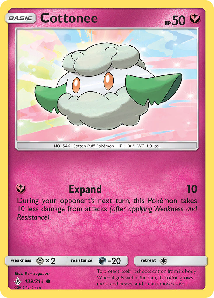 Cottonee card