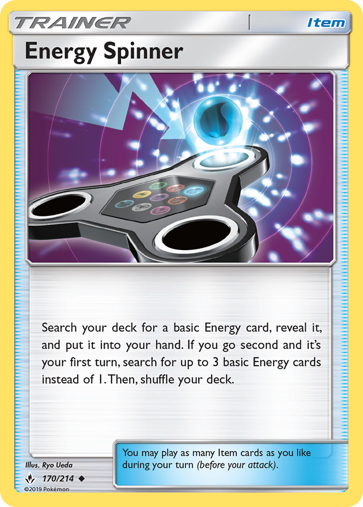 Energy Spinner card