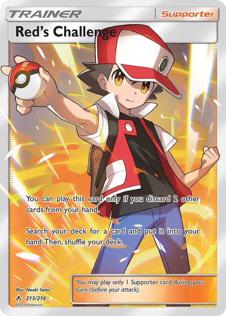 Red's Challenge card