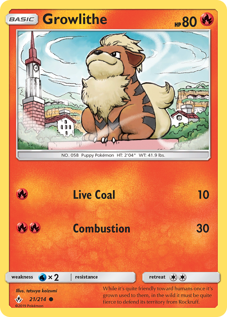 Growlithe card