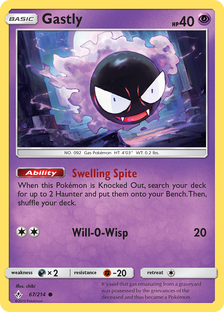 Gastly card