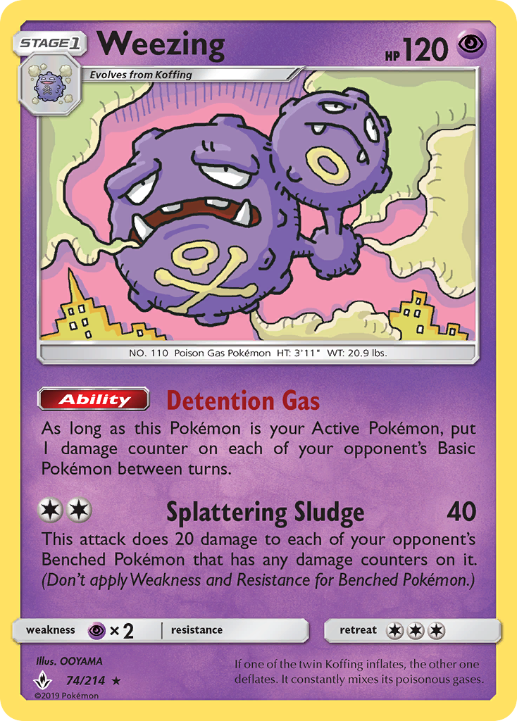 Weezing card
