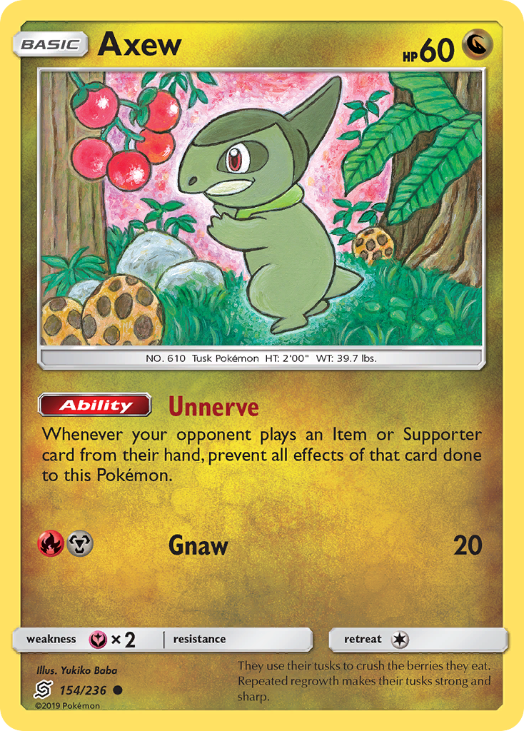 Axew card
