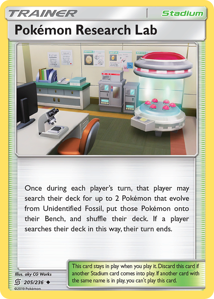 Pokémon Research Lab card
