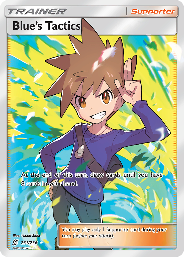 Blue's Tactics card
