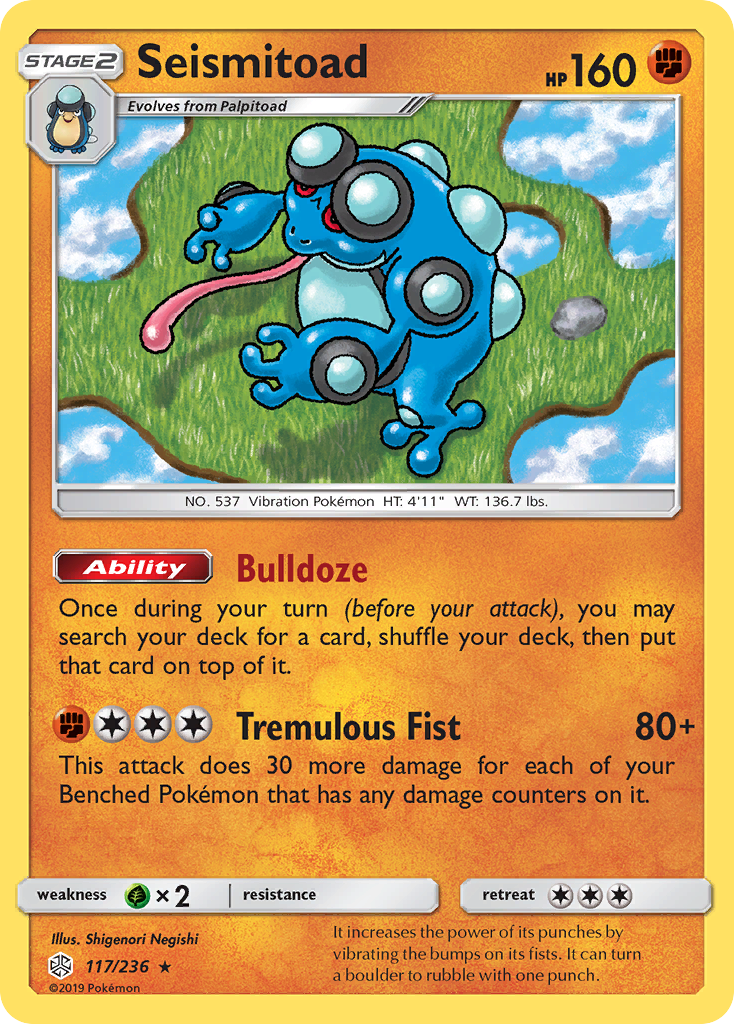 Seismitoad card