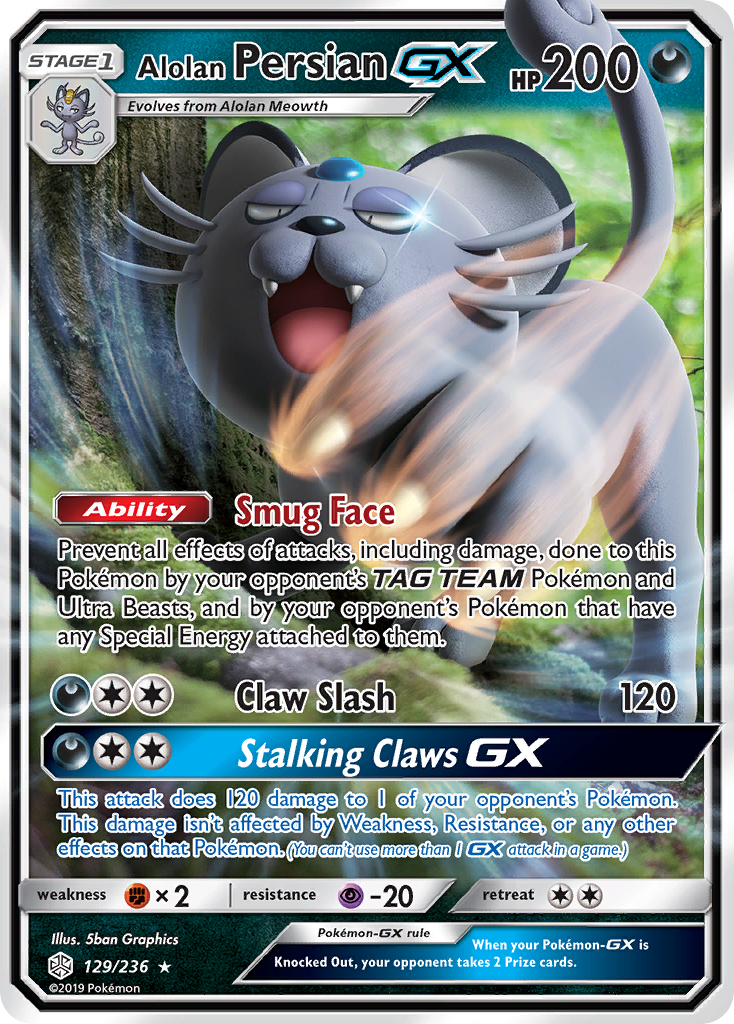 Alolan Persian-GX card