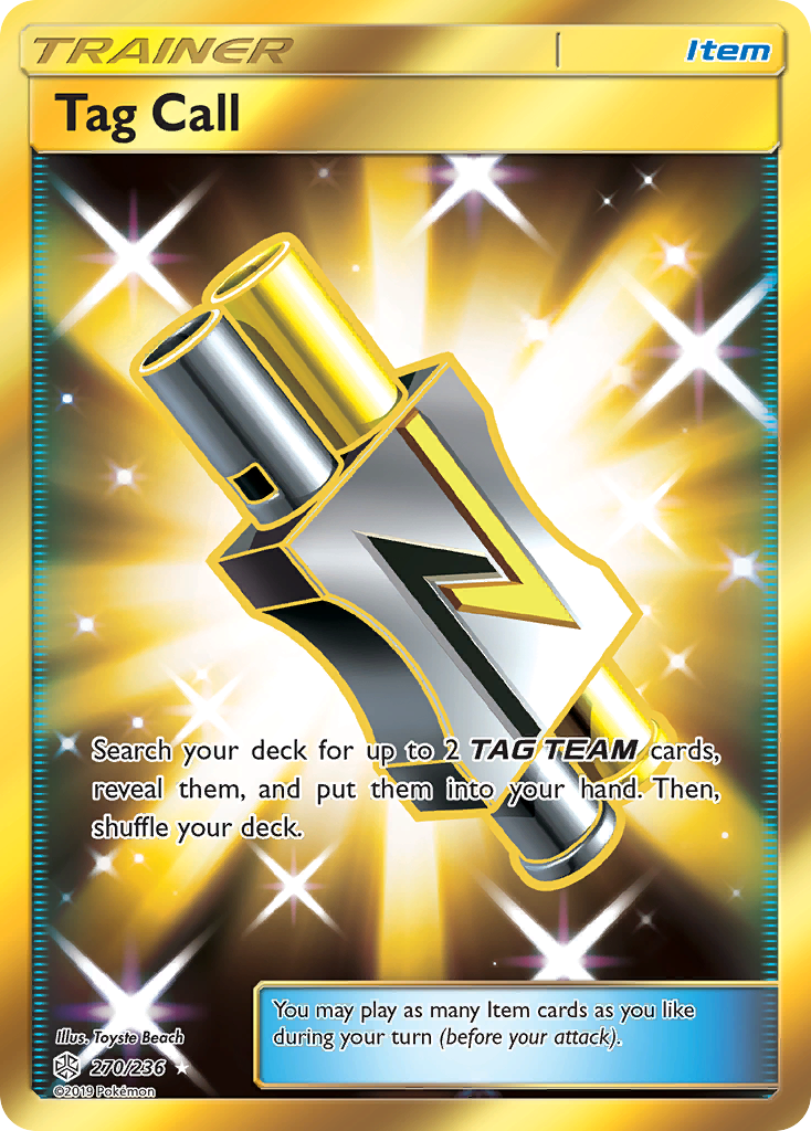 Tag Call card